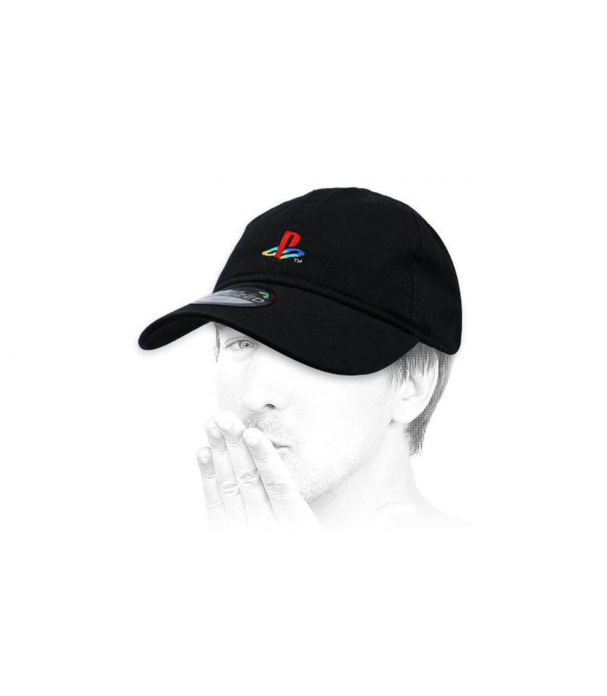 black Playstation curve cap Curve Playstation